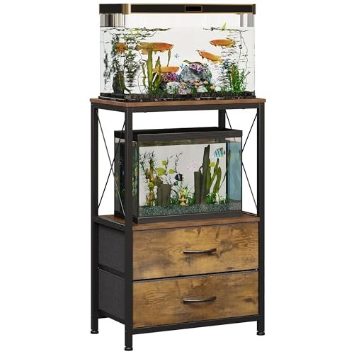 Affordable Aquarium Stand With Storage Drawers: Stylish, Sturdy, and ...