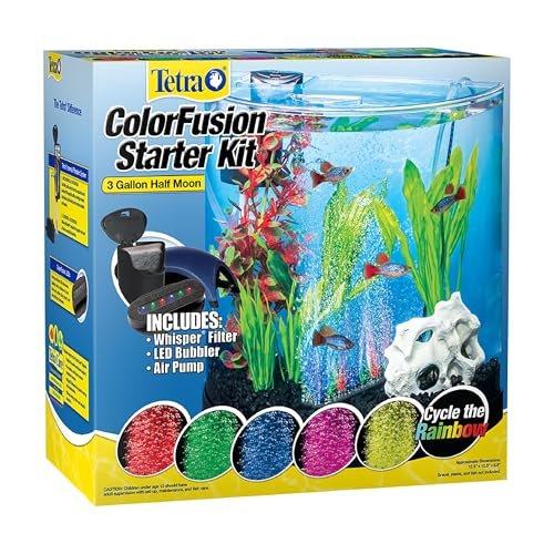View of Affordable Goldfish Aquarium Kit: Top Small Tanks with Filters & LED ...